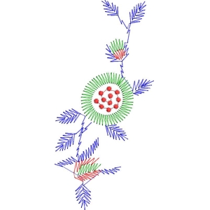 抽象植物结构图示