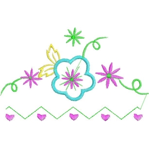 彩色刺绣花卉图案设计_zbw3735
