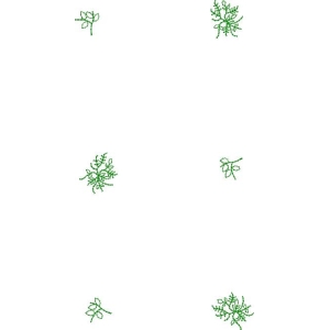 绿色雪花图案装饰图
