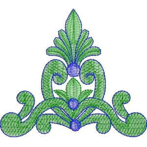绿色植物装饰图案
