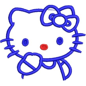 蓝色Hello