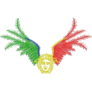 意大利国旗色天使头像