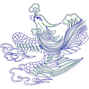 凤凰图腾纹样
