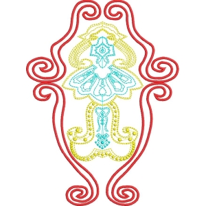 装饰性刺绣图案设计