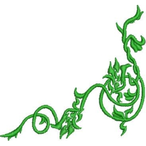 绿色藤蔓装饰图案
