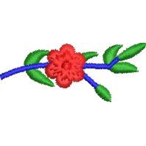 刺绣花卉图案