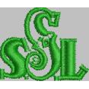绿色螺旋字母SIL标志