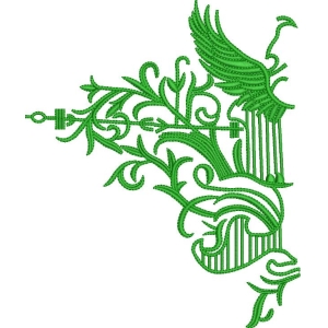绿色植物装饰图案