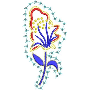 刺绣花卉图案设计