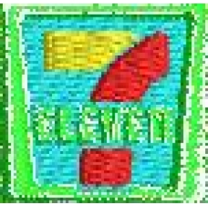 数字七与ELEVEN徽章