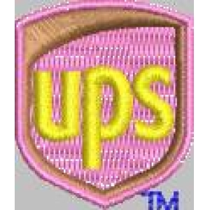 UPS标志刺绣徽章