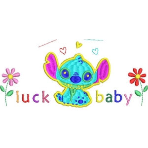 可爱史迪奇祝福宝宝