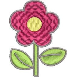 刺绣花朵图案