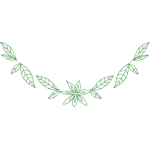 绿色植物装饰图案
