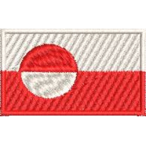 波兰国旗刺绣图案