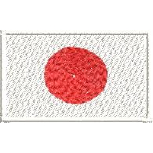 日本国旗刺绣图案