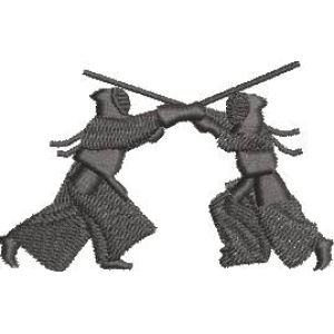 武士对战图案