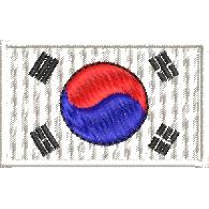 韩国国旗刺绣图案