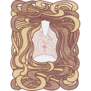 艺术风格女性肖像