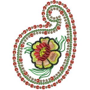 刺绣花卉图案设计