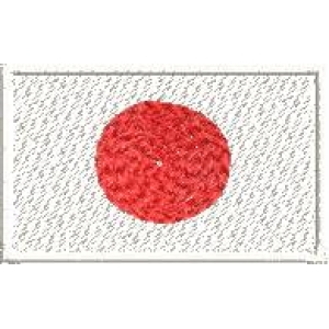 日本国旗刺绣图案