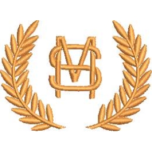 金色橄榄枝环绕徽章