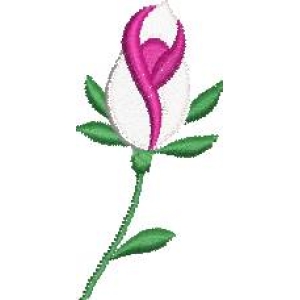 绣花玫瑰花图案