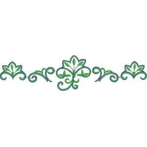 绿色植物装饰图案