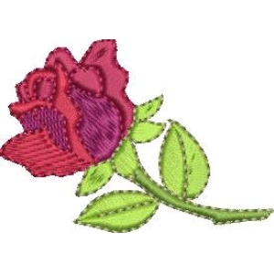 刺绣玫瑰花图案