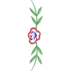 刺绣花卉图案