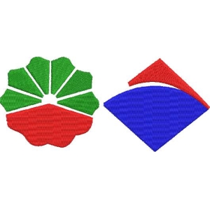 彩色刺绣图案设计
