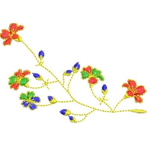彩色花朵图案设计