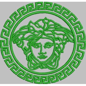 绿色美杜莎徽章图案