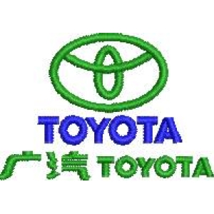 丰田汽车标志与中文标识