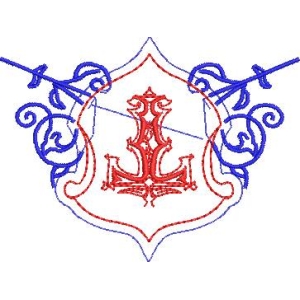 盾形徽章装饰图案