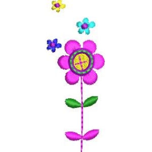 彩色花朵图案设计