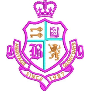 紫色徽章设计图