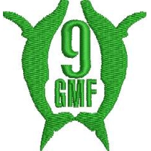 绿色数字9与GMF徽标