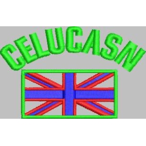 英国国旗与文字图案