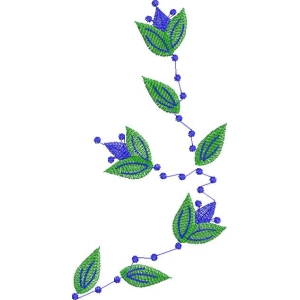 刺绣花卉图案