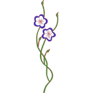 藤蔓花卉装饰图案