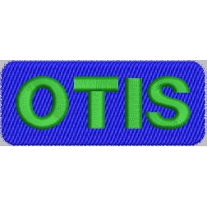 绿色OTIS字样徽章