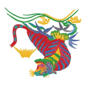 卡通虎图案