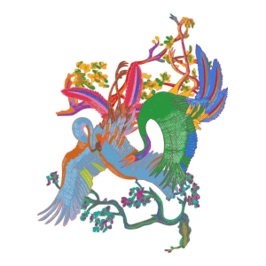 仙鹤图案
