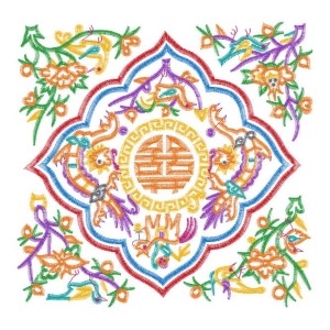 民族包美丽花卉