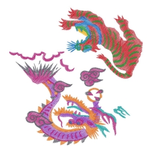 虎龙图案