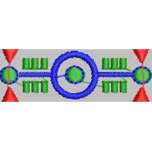 分子结构示意图