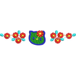 刺绣花朵图案设计