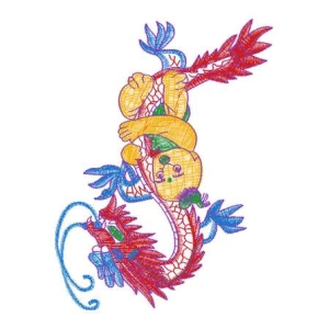 龙男孩图案