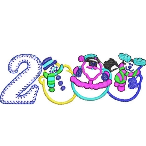 2025新年卡通装饰图案